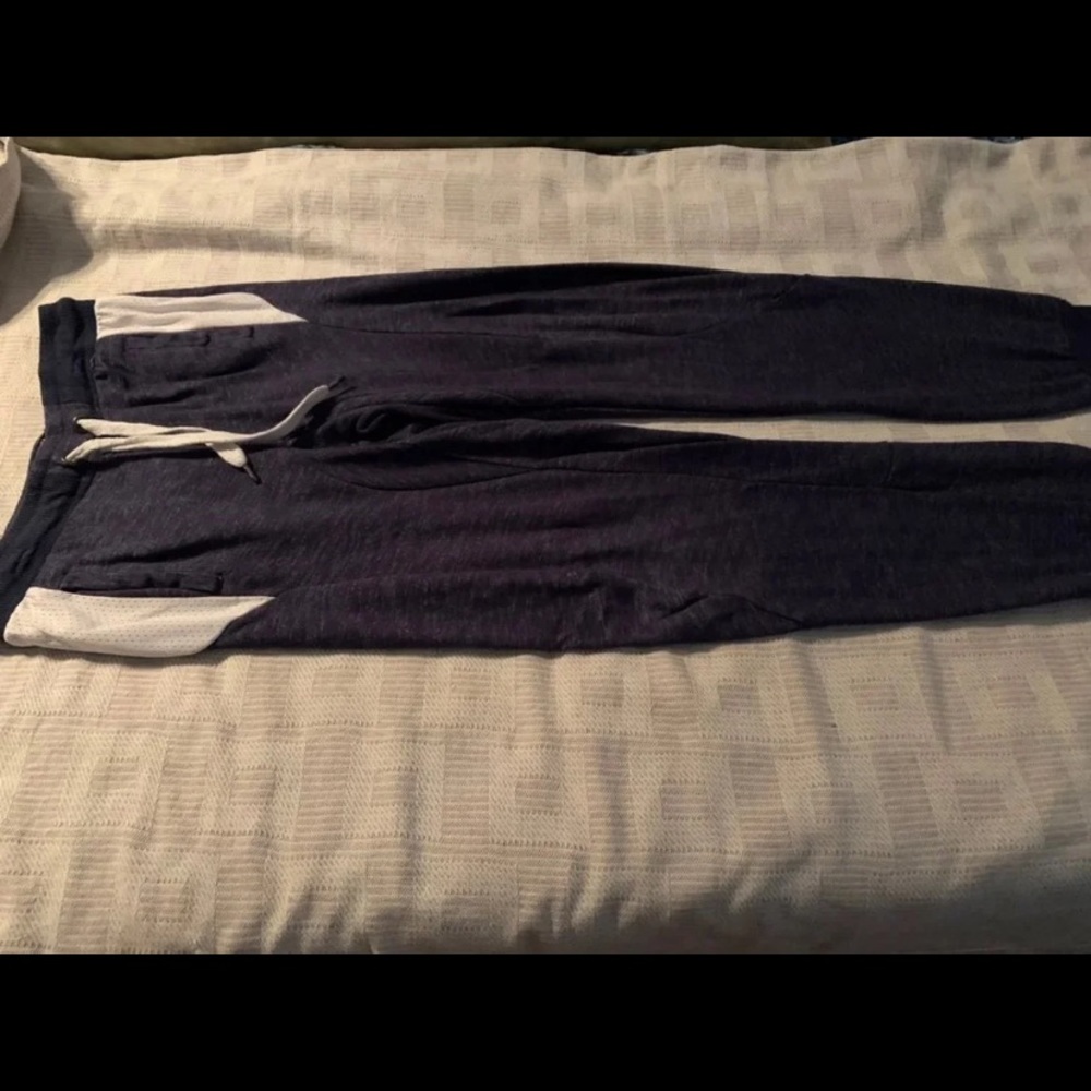 "Urban Republic" Men's dark blue long joggers.